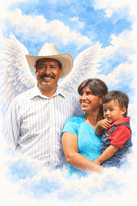 Portrait example: Memorial portrait