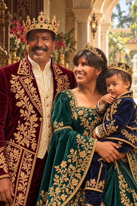 Portrait example: Royal portrait